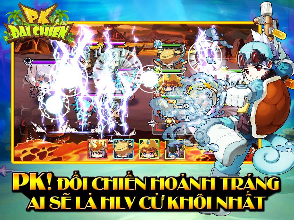 Tải game PK Đại Chiến - Nuôi thú pô kê mon